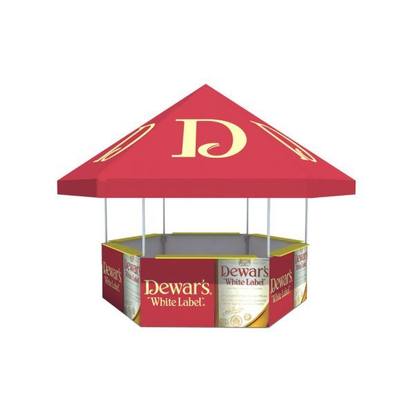 tents bar tents kiosko hexagona b