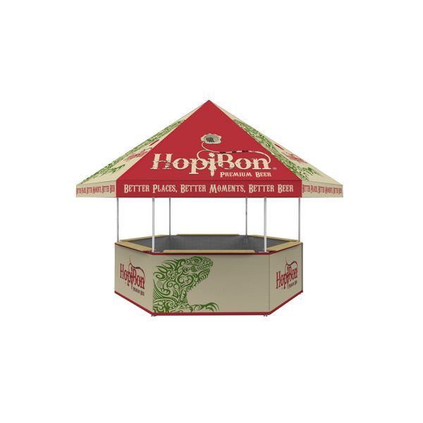 tents bar tents kiosko hexagona d